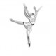 Pendentif danseuse classique " Mikelart "