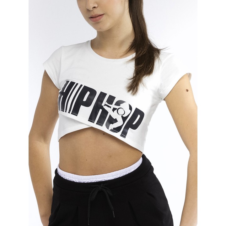 Top court imprimé Hip hop Pridance