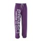 Pantalon Mauve / Blanc " Panzeri "