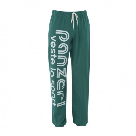 Pantalon Vert Foncé / Blanc " Panzeri "