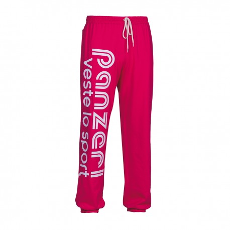 Pantalon Fuchsia / Blanc " Panzeri "