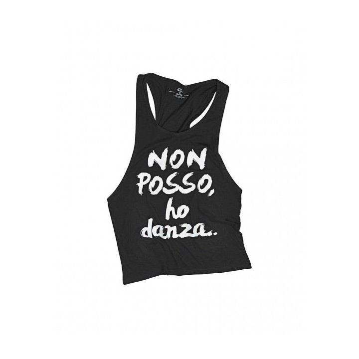 Débardeur Tabu Black "  Non Posso "