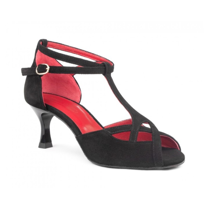 Chaussures de danse Rouge & Noir " PortDance "