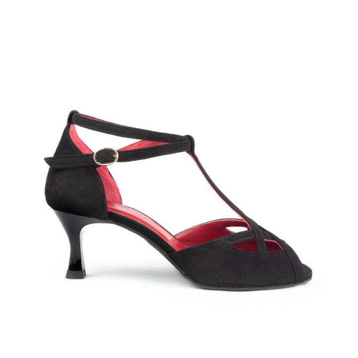 Chaussures de danse Rouge & Noir " PortDance "