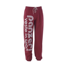 Pantalon Bordeaux / Blanc " Panzeri "